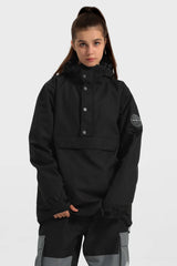 Women's Baggy Snowboard Jacket Blizzard Pullover Snow Jacket - Gsou Snow