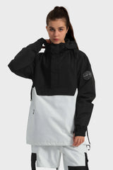 Women's Baggy Snowboard Jacket Blizzard Pullover Snow Jacket - Gsou Snow