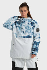 Women's Baggy Snowboard Jacket Blizzard Pullover Snow Jacket - Gsou Snow