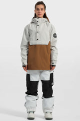 Women's Baggy Snowboard Jacket Blizzard Pullover Snow Jacket - Gsou Snow