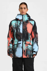 Damska luźna kurtka snowboardowa w stylu cargo - Gsou Snow