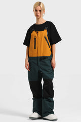 Dámské lehké voděodolné sněhové overaly v barvách Amber a Army green - Gsou Snow