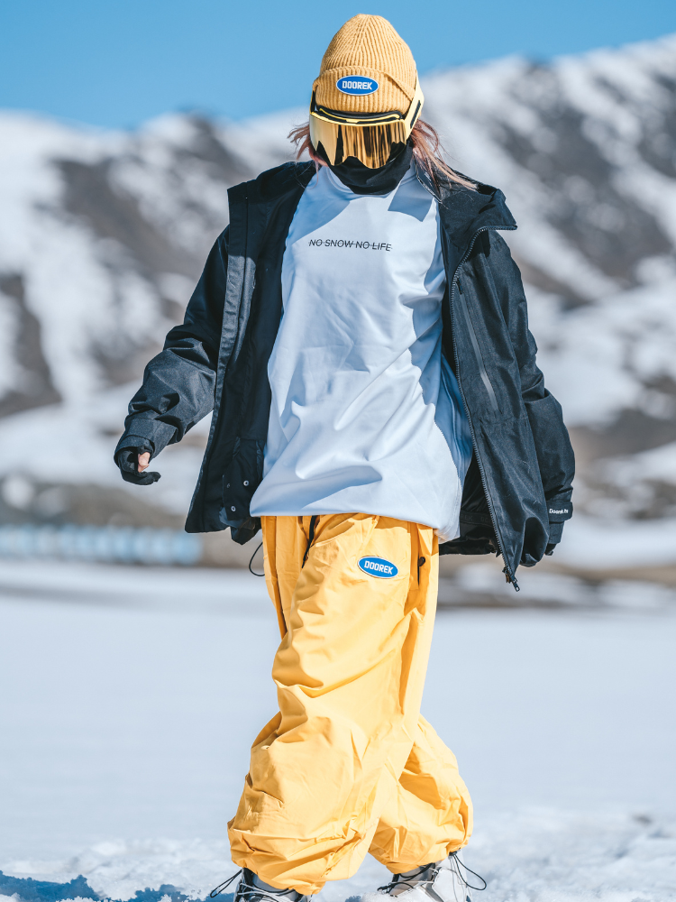 Men's Snowboard Pants Super Baggy Snow Pants - Doorek
