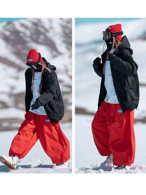 Men's Snowboard Pants Super Baggy Snow Pants - Doorek