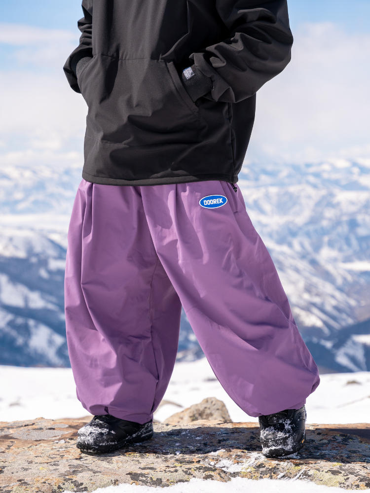 Men's Snowboard Pants Super Baggy Snow Pants - Doorek