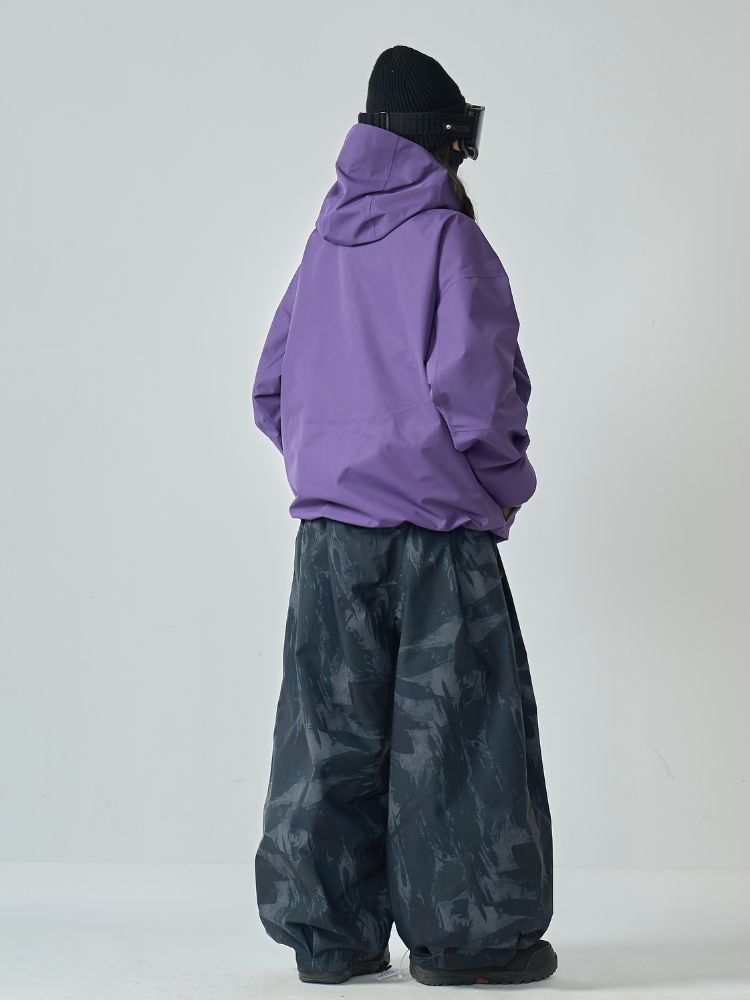 Men's Snowboard Pants Super Baggy Snow Pants - Doorek
