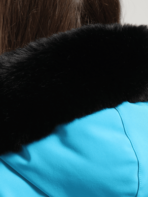 Gsou Snow Faux-Fur Slim Ski Jumpsuit [Limited Region]