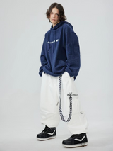 Damskie Spodnie Snowboardowe Super Baggy z Polarem - Hellystudio