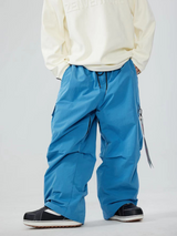 Damskie Spodnie Snowboardowe Super Baggy z Polarem - Hellystudio