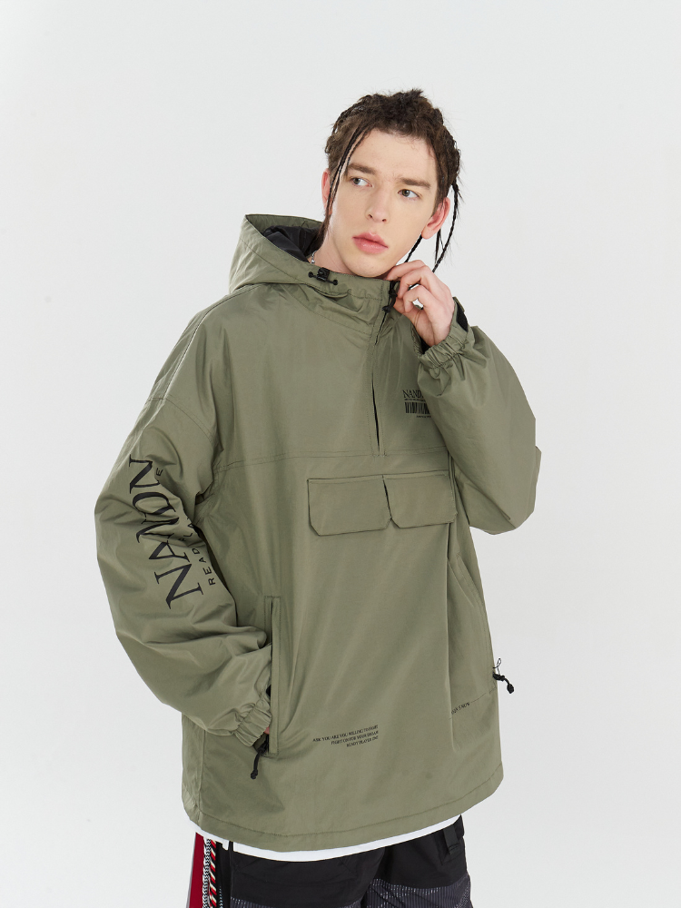 Męska kurtka śniegowa typu pullover - NANDN