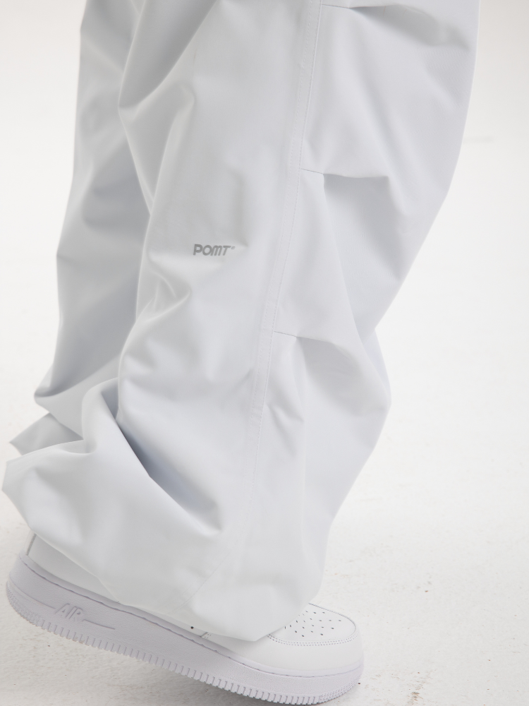 Men's Ski Pant Wrinkle Baggy Snow Pants - POMT