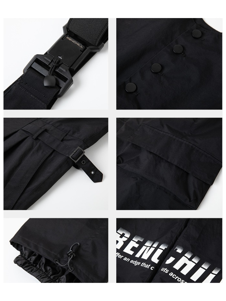 Men's Snowboard Bibs Black Diamond Snow Bibs - RenChill