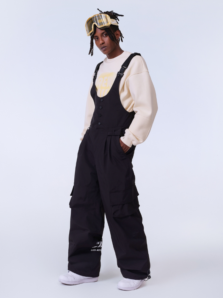 Men's Snowboard Bibs Black Diamond Snow Bibs - RenChill