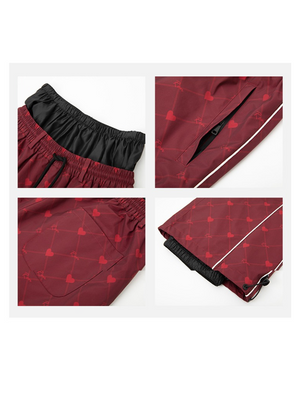 Men's Snowboard Suits Chic Hearts Snow Suit - RenChill