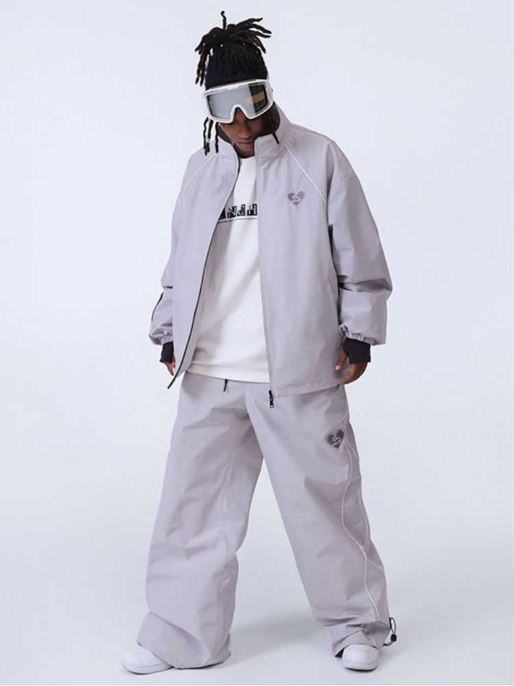 Men's Snowboard Suits Chic Hearts Snow Suit - RenChill