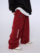 Unisex Spodnie Snowboardowe Wine Oversize - RenChill