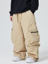 Dámské snowboardové kalhoty Zip Pocket Baggy Cargo Snowboard Pants - Searipe