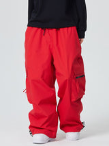 Dámské snowboardové kalhoty Zip Pocket Baggy Cargo Snowboard Pants - Searipe