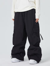 Dámské snowboardové kalhoty Zip Pocket Baggy Cargo Snowboard Pants - Searipe