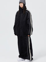Dámské snowboardové kombinézy Side Stripe Velvet Baggy Shell - Searipe