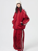 Dámské snowboardové kombinézy Side Stripe Velvet Baggy Shell - Searipe