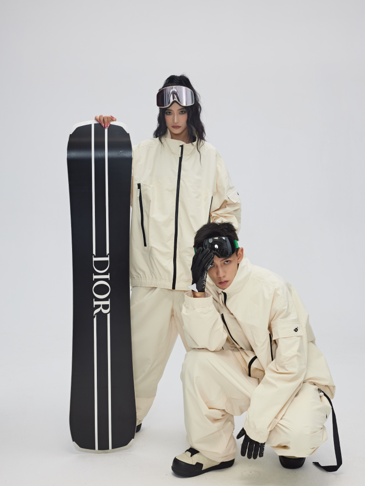 Unisex Spodnie Snowboardowe Park 3L Oversize - Drysnow